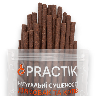 Палички з качкою для собак та котів Practik Смаколик 200PDS670 фото