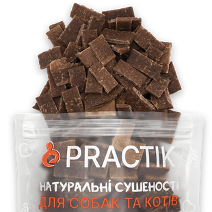 Шматочки з печінкою для собак та котів Practik Смаколик 80SLS042 фото