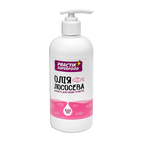 Лососева олія для собак та котів Practik SuperFood 50SOS799 фото